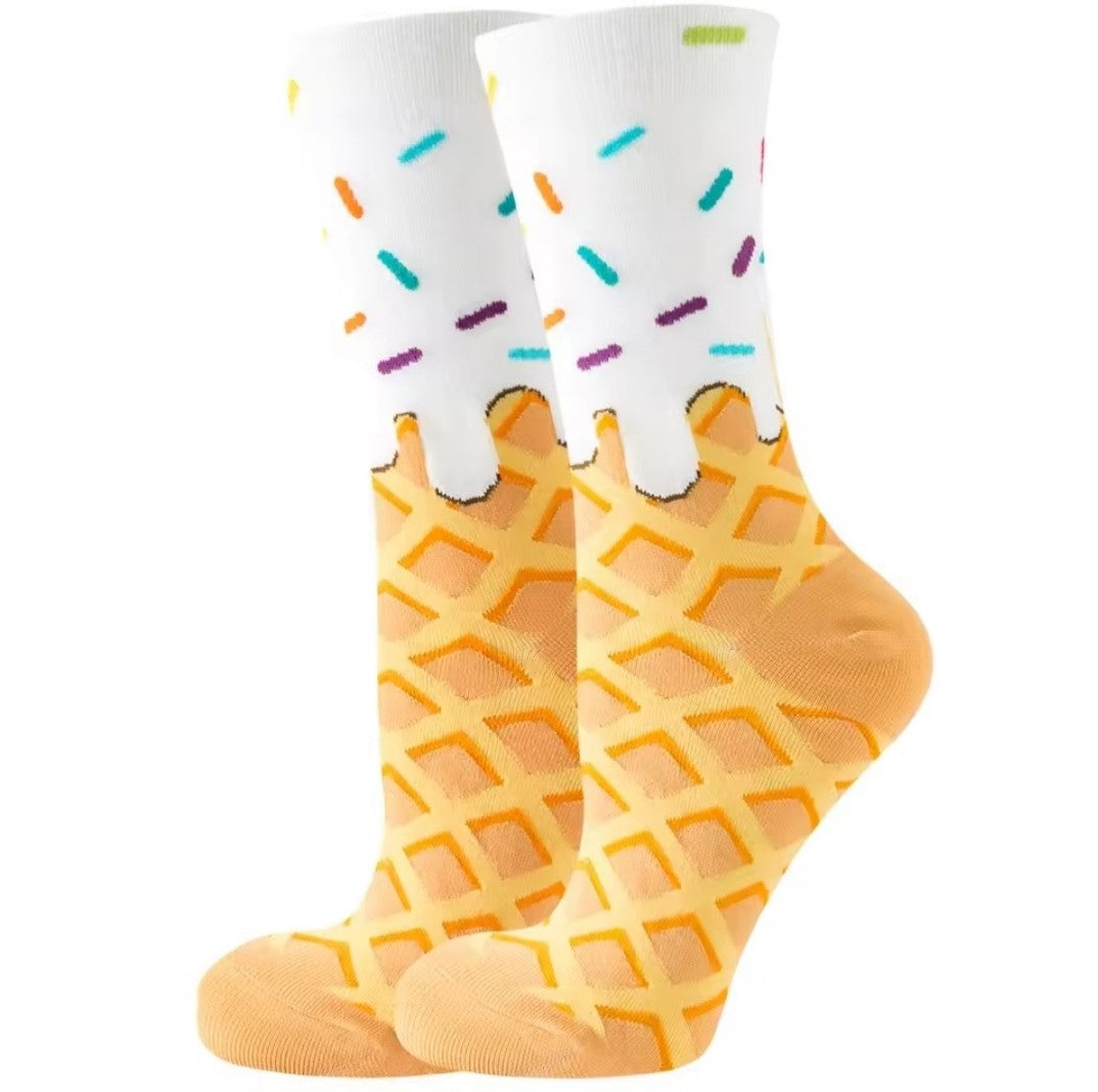 Chaussettes Fantaisie Kawaii – Modèles Rigolos à Collectionner – Cadeau Fun & Original 4