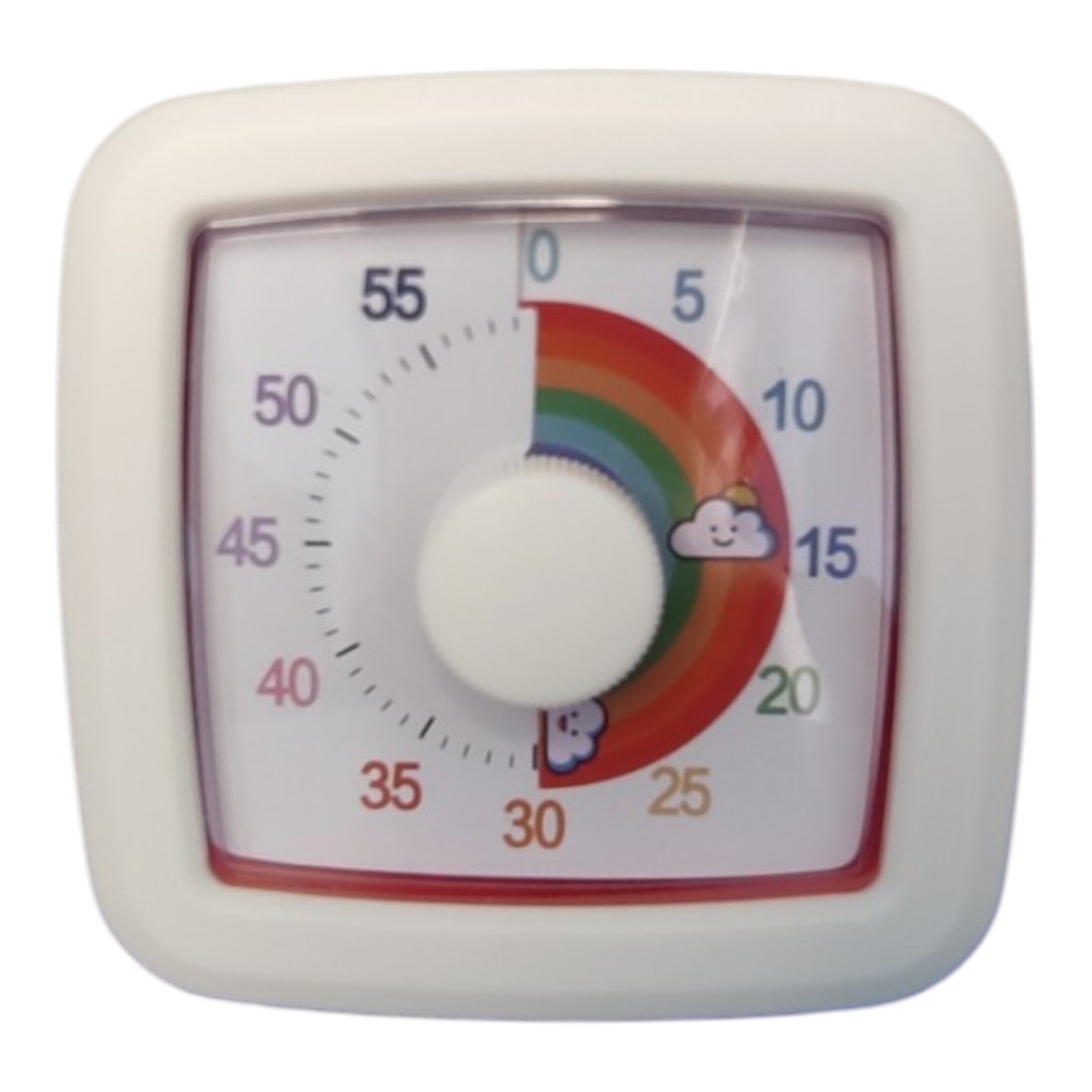 Minuteur Visuel 60 Minutes Arc-en-Ciel – Timer Éducatif pour Enfants et Adultes