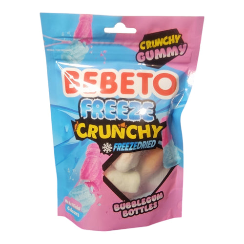 Bebeto Freeze Crunchy Bubblegum Bottles – Bonbons Lyophilisés Croquants
