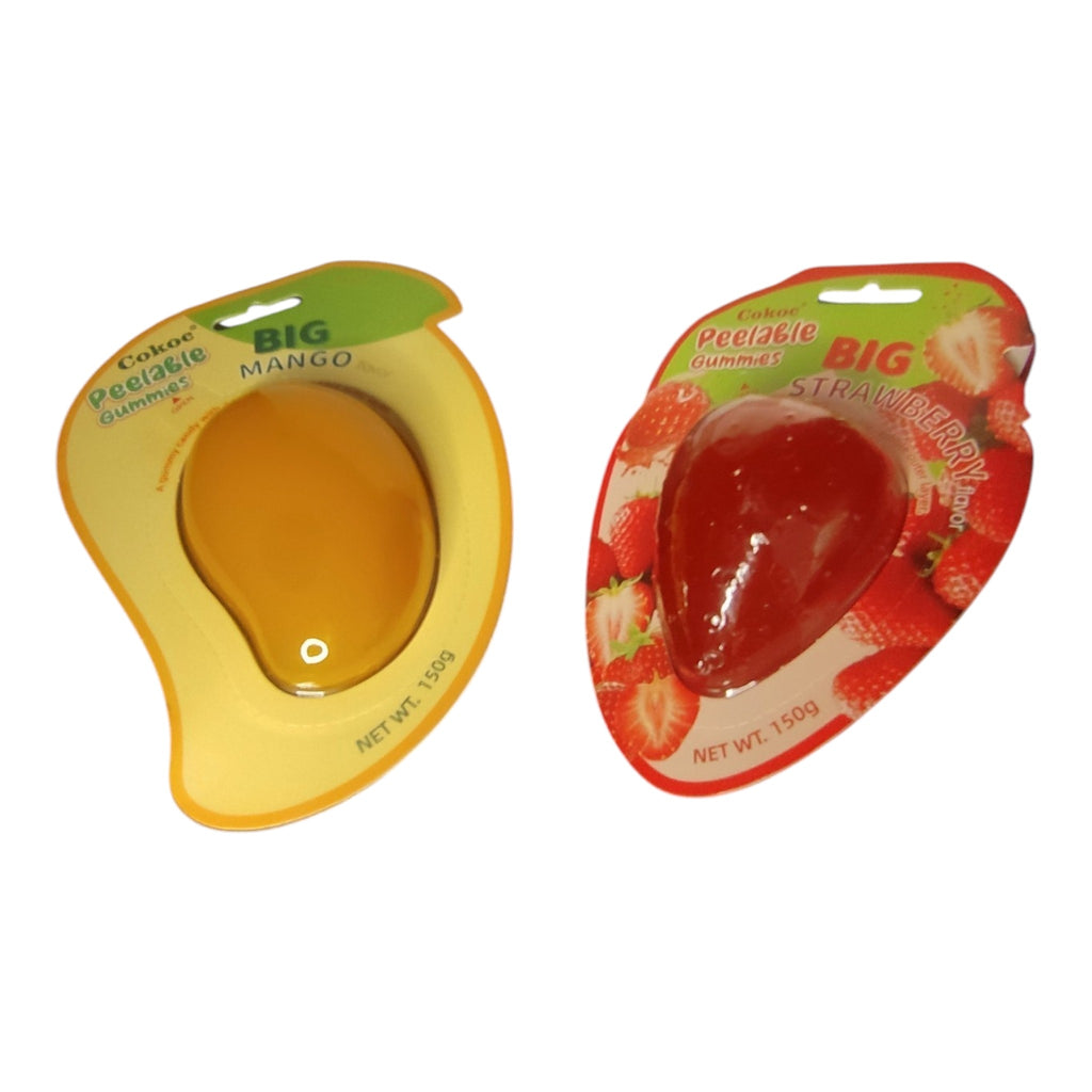 Cococ Peelable Gummies Mango 150g – Bonbons Gélifiés à Peler Saveur Mangue Tropicale