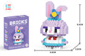 Mini Figurine en blocs de construction – 60 Modèles à Collectionner – Figurine Kawaii Surprise Décoration & Cadeau 1