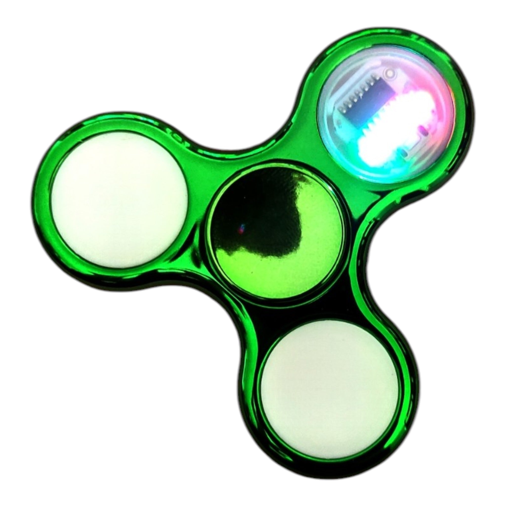 Spinner Lumineux LED Bleu, Vert et Rouge