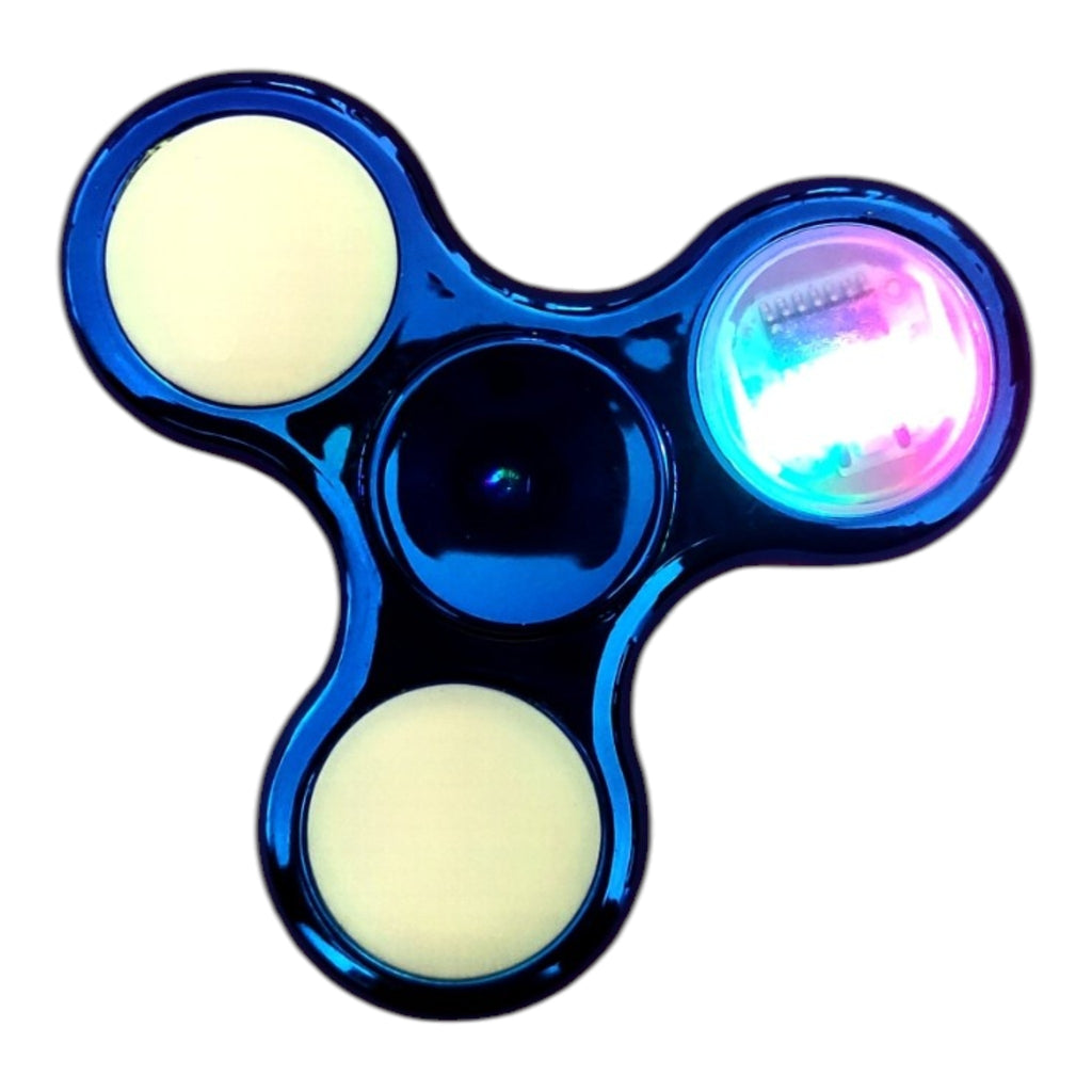Spinner Lumineux LED Bleu, Vert et Rouge