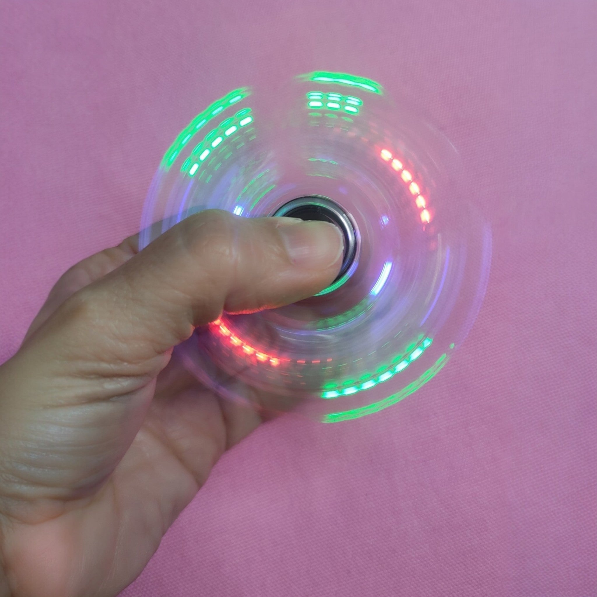 Spinner Lumineux LED – Effets Lumineux Multicolores